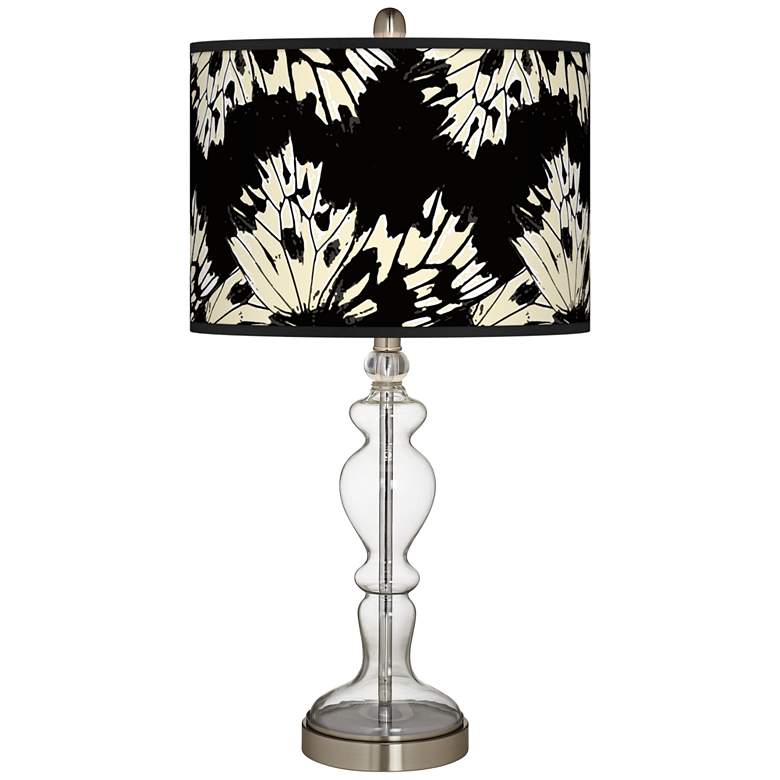Image 1 Wings Giclee Apothecary Clear Glass Table Lamp