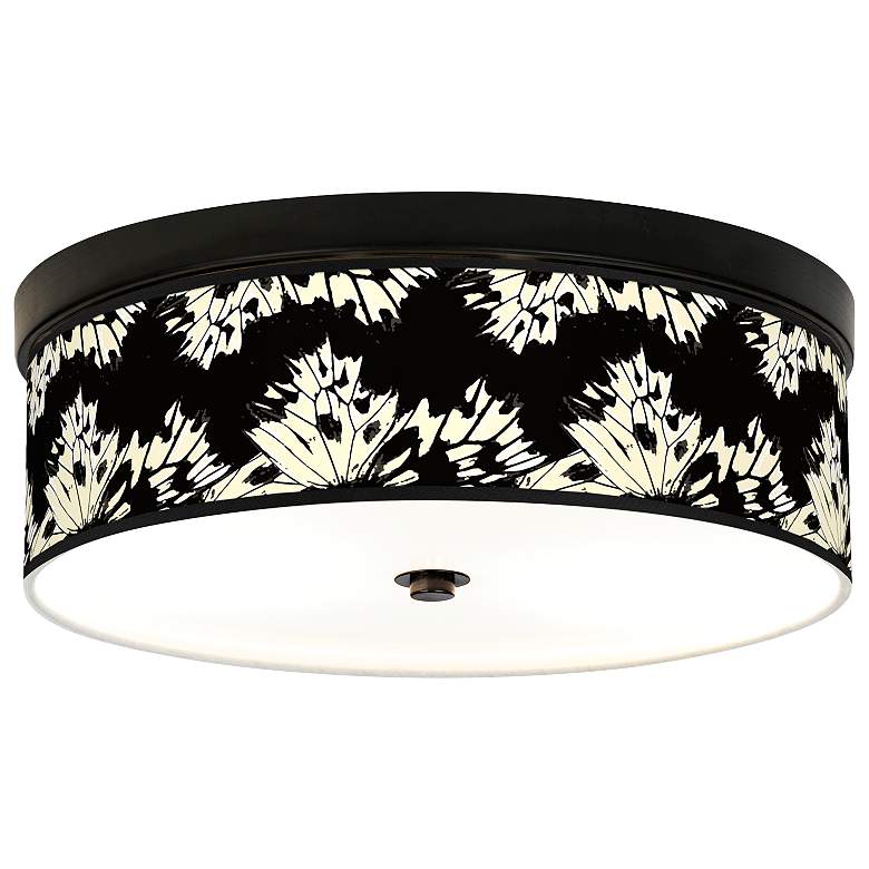 Image 1 Wings Giclee Energy Efficient Bronze Ceiling Light