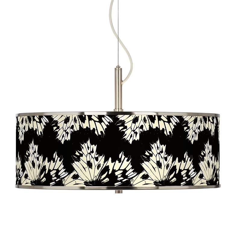 Image 1 Wings Giclee Glow 20" Wide Pendant Light