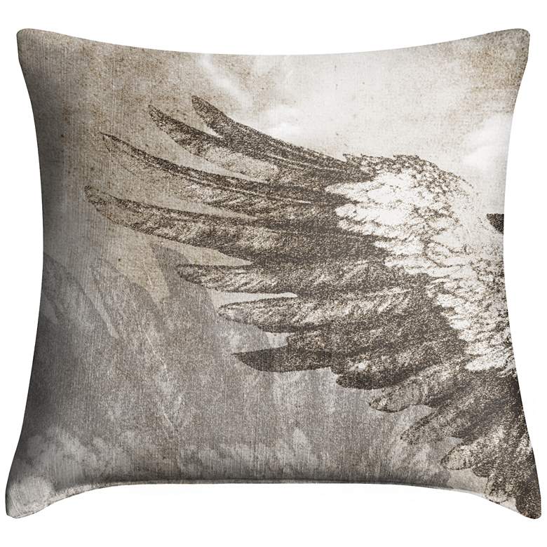 Image 1 Wings Left 18 inch Square Throw Pillow