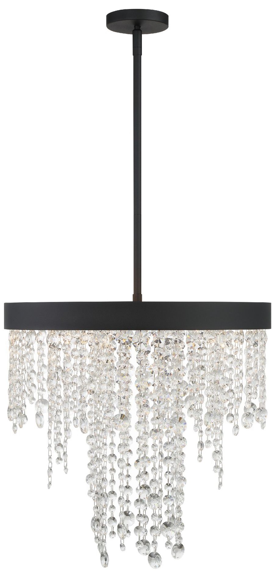 Image Winham 5 Light Black Forged Chandelier