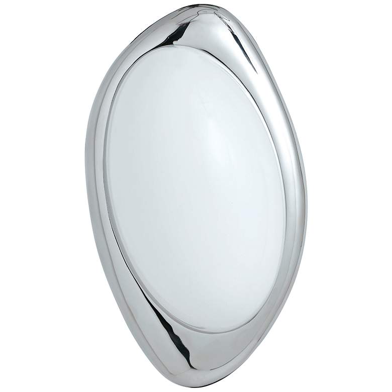 Image 1 Wink 11 3/4" High Polished Nickel and Glass Modern Wall Sconce