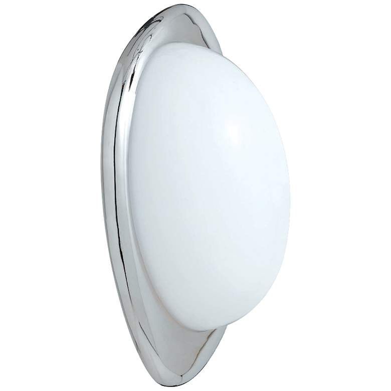 Image 2 Wink 11 3/4" High Polished Nickel and Glass Modern Wall Sconce more views