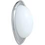 Wink 11 3/4" High Polished Nickel and Glass Modern Wall Sconce