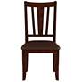 Winona Espresso Faux Wood Side Chairs Set of 2
