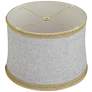 Winseller Blue Softback Drum Lamp Shade 13x14x10 (Washer)