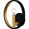 Winsland 1-Light Matte Black Wall Sconce