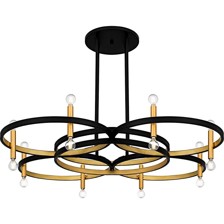 Image 4 Winsland 8-Light Matte Black Chandelier more views