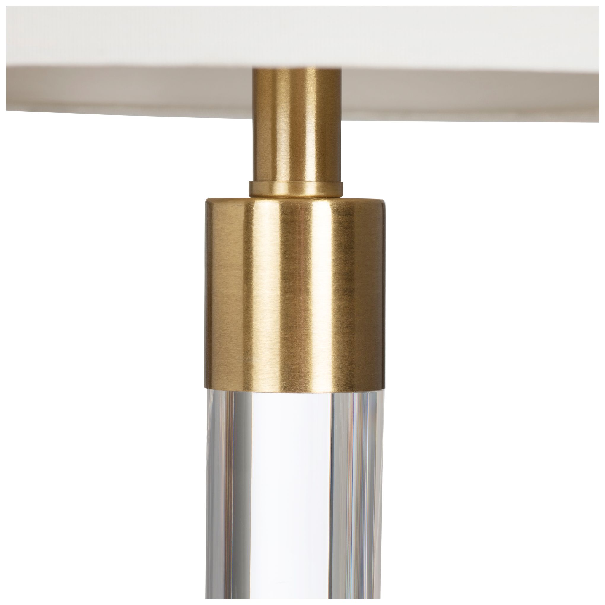 Image 2 Winslet Gold and Clear Acrylic Table Lamp with Nightlight more views