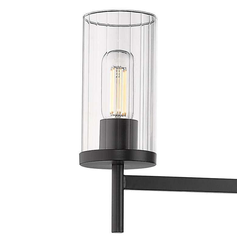 Image 2 Winslett 31 3/4" Wide Matte Black 4-Light Bath Light more views