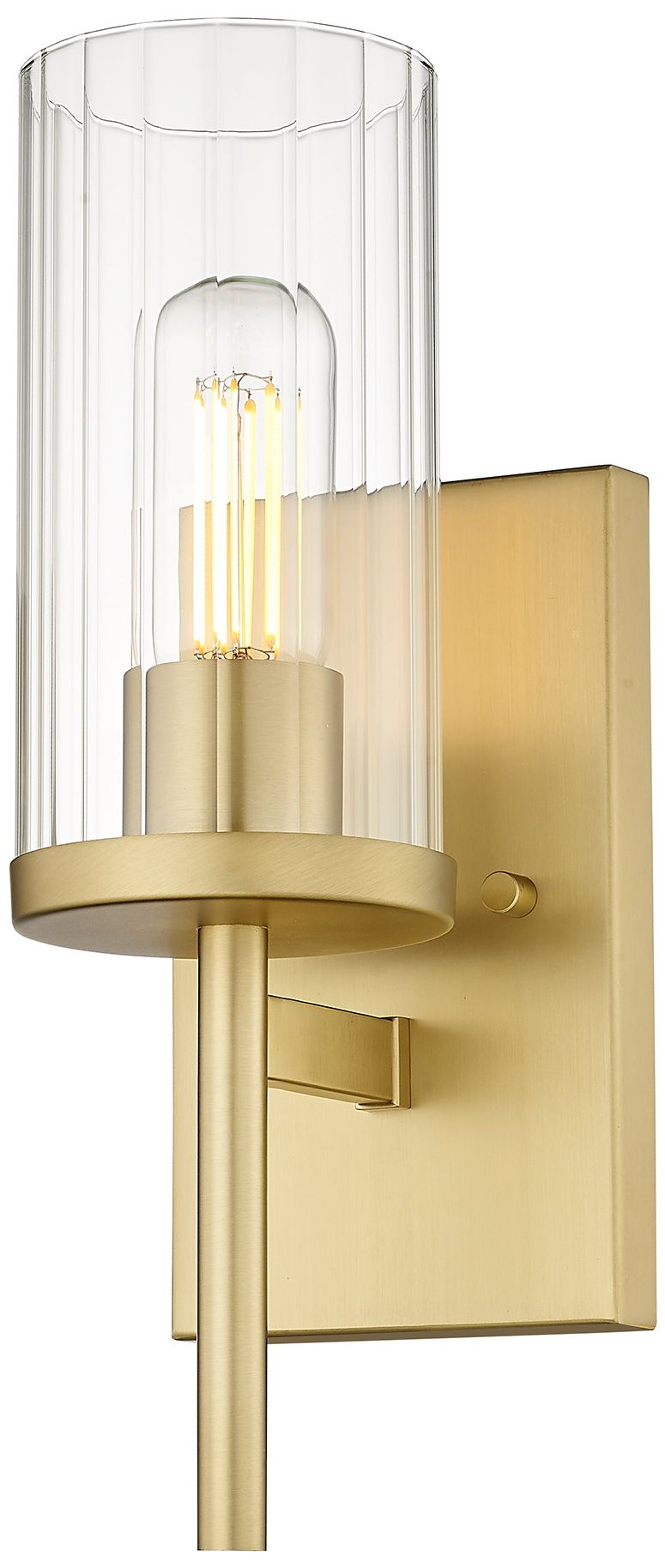 Winslett 4 7/8" Wide Wall Sconce in Champagne Bronze with Clear Glass