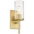 Winslett 4 7/8" Wide Wall Sconce in Champagne Bronze with Clear Glass