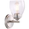 Winsley 10" High Brushed Nickel Metal Wall Sconce