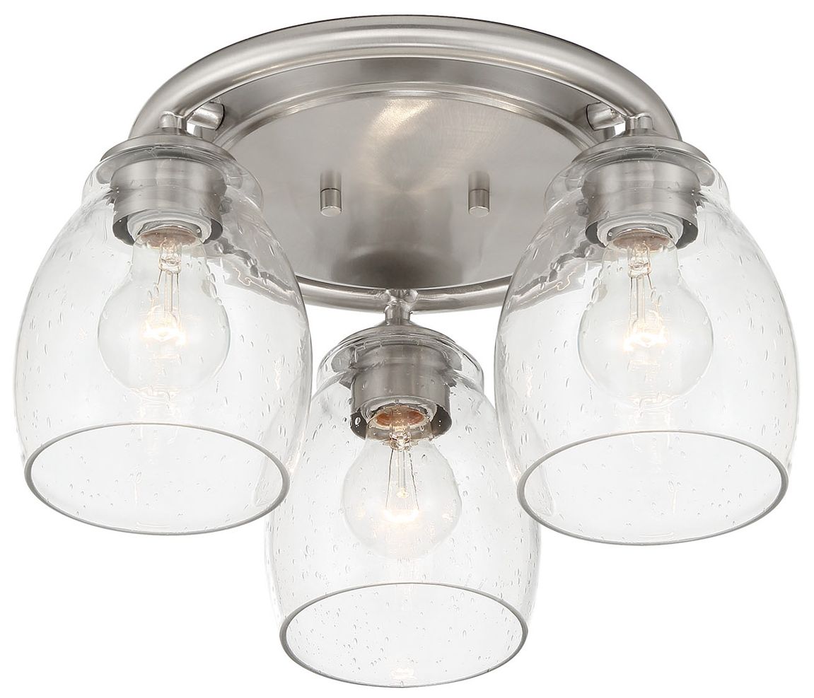 Image 7 WINSLEY - 3 LIGHT SEMI FLUSH more views