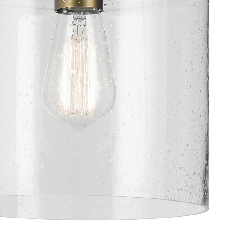 Image 3 Winslow 10.75" 1-Light Semi Flush in Natural Brass more views