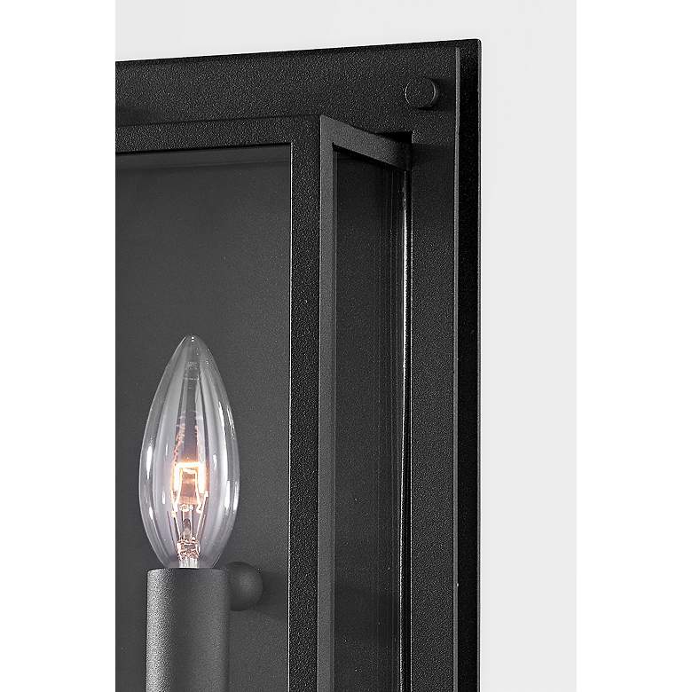 Image 4 Winslow 13 1/2" High Textured Black Outdoor Wall Light more views