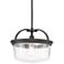 Winslow 13 1/2" Wide Bronze and Glass Pendant Light