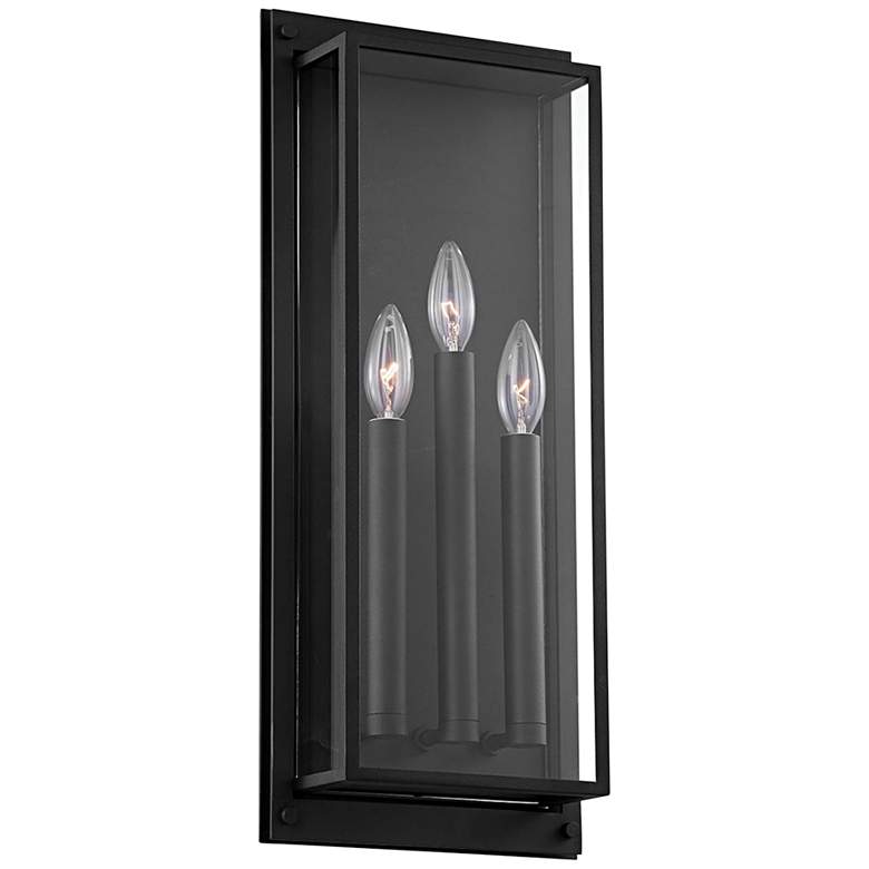 Image 2 Winslow 21 1/2" High Textured Black Outdoor Wall Light