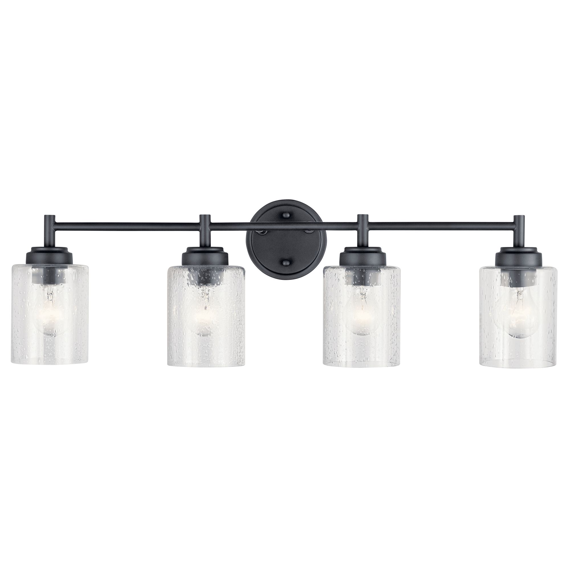 Image 4 Winslow 30-in 4-Light Black Modern/Contemporary Vanity Light more views