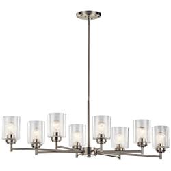 Winslow 44 1/4" Wide Brushed Nickel 8-Light Chandelier