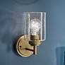 Winslow 9.25" 1-Light Wall Sconce in Natural Brass