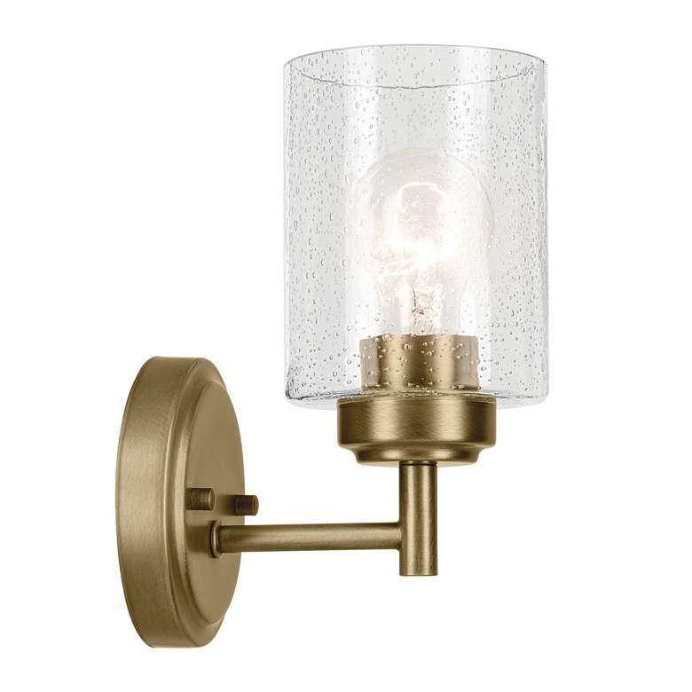 Image 4 Winslow 9.25" 1-Light Wall Sconce in Natural Brass more views