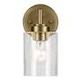 Winslow 9.25" 1-Light Wall Sconce in Natural Brass