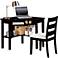 Winslow Black Corner Desk and Chair Set