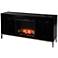 Winsterly Black Electric Fireplace Media Console