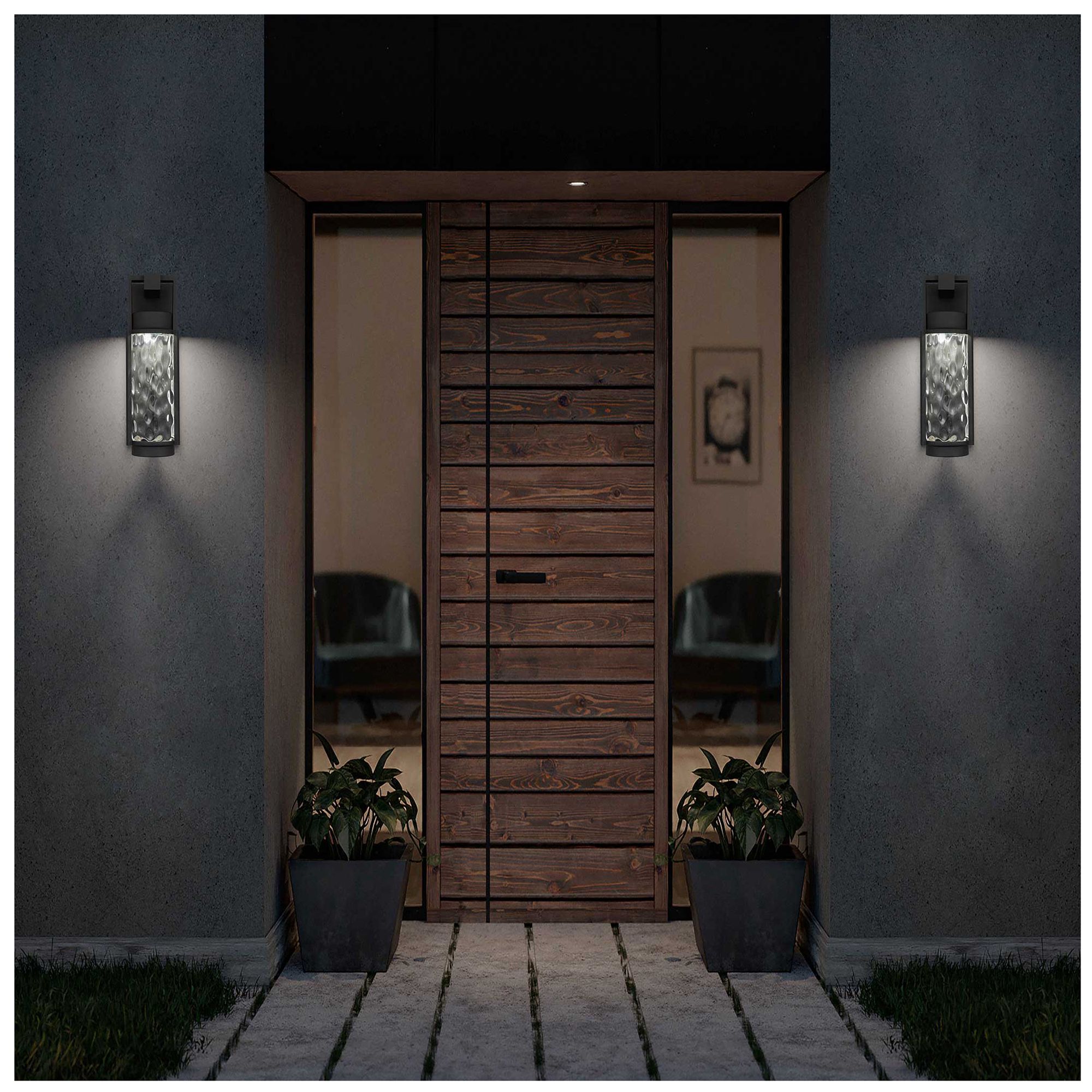 Image 6 Winston 13" High Sand Black LED Outdoor Wall Light more views