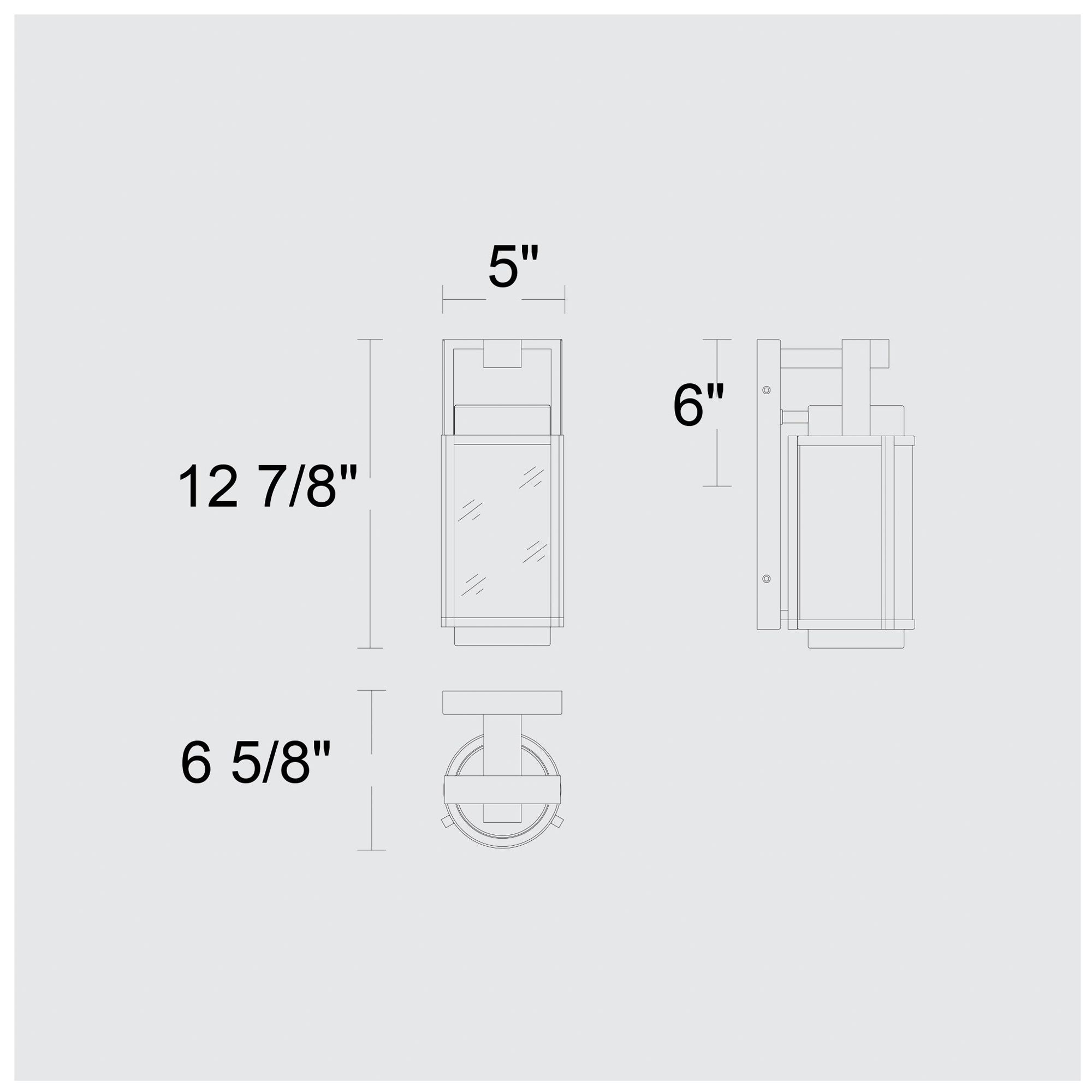 Image 7 Winston 13" High Sand Black LED Outdoor Wall Light more views