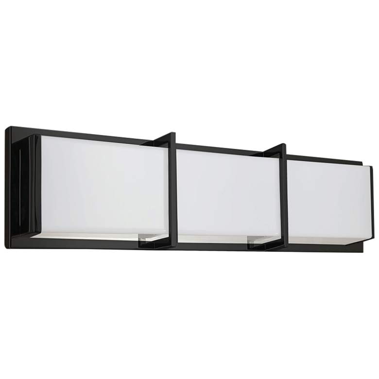 Image 1 Winston 17" Wide Matte Black LED Bath Bar