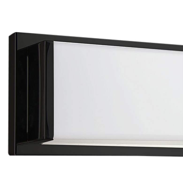 Image 2 Winston 24" Wide Matte Black LED Bath Bar more views
