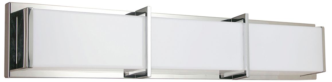 Winston 24" Wide Polished Chrome Vanity Light