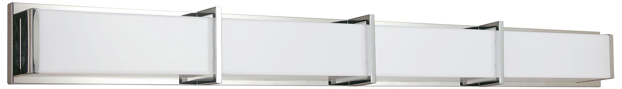 Winston 46.25" Wide Polished Chrome Vanity Light
