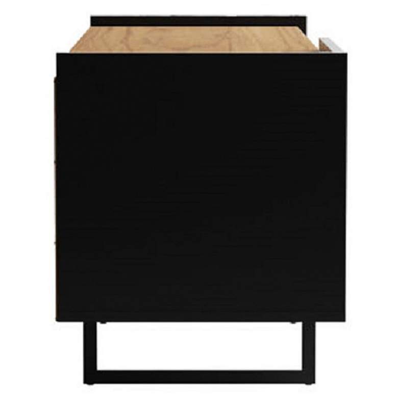 Image 6 Winston 53 1/4" Wide Matte Black 2-Door TV Stand more views
