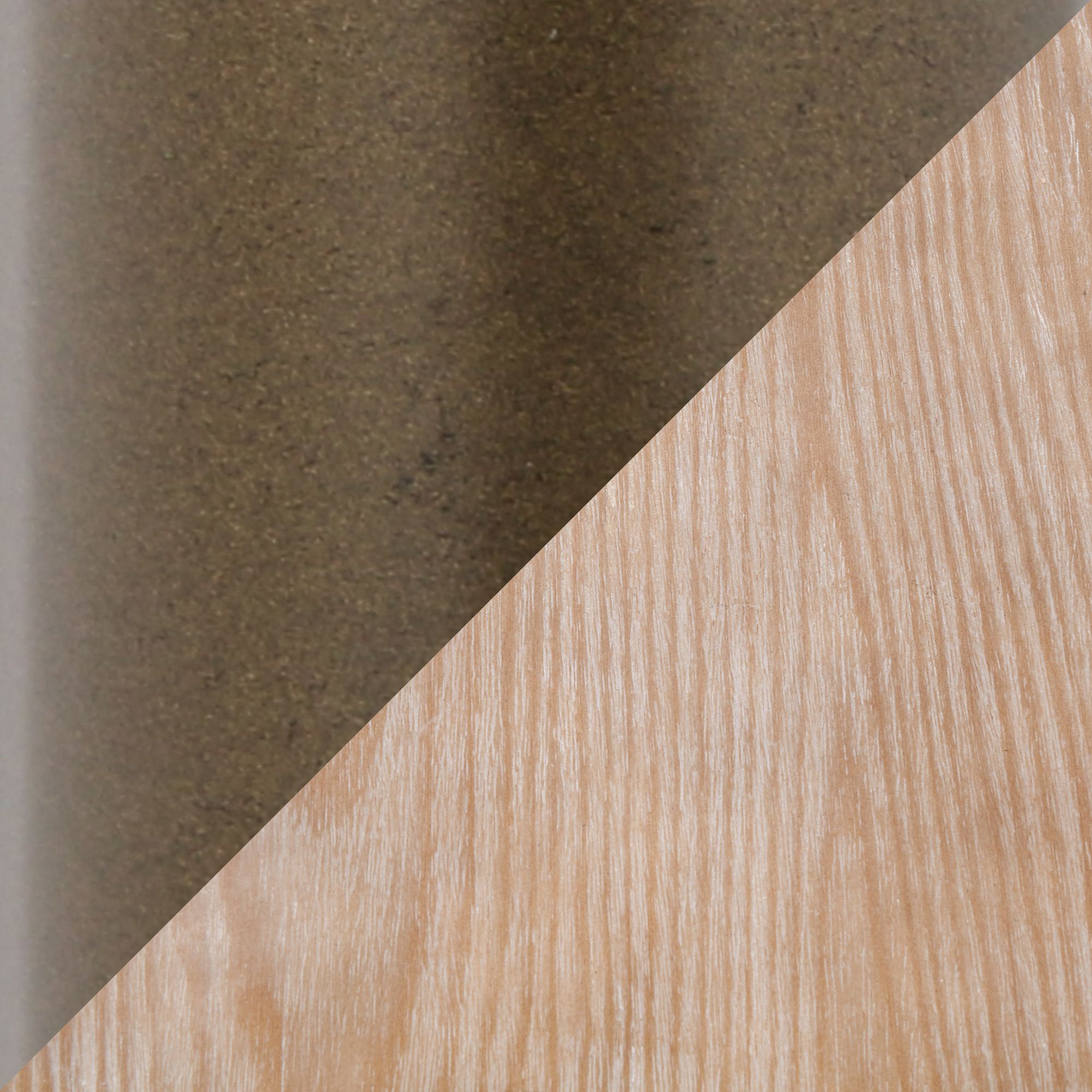 Winston Chair in Antique Copper Metal and Whitewashed Wood by LumiSource