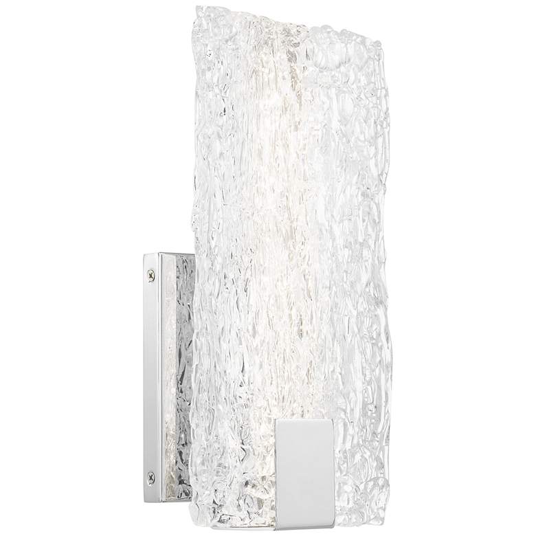 Image 1 Winter 12-in H Chrome LED Wall Sconce
