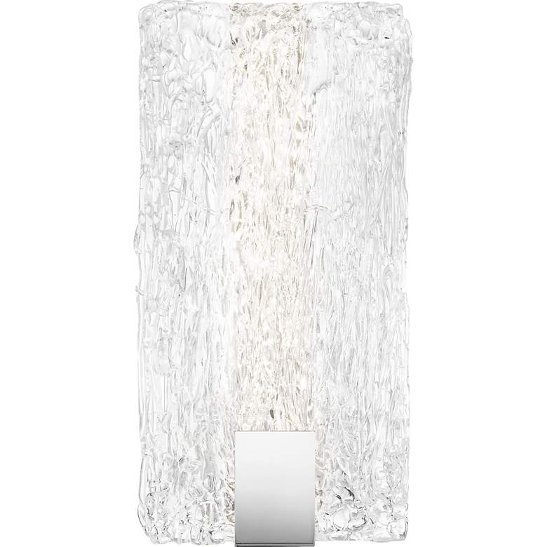 Image 2 Winter 12-in H Chrome LED Wall Sconce more views