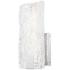 Winter 12"H Polished Chrome Water Glass ADA LED Wall Sconce