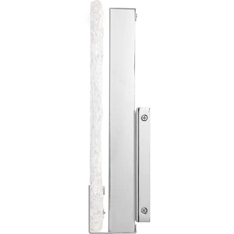 Image 2 Winter 12"H Polished Chrome Water Glass ADA LED Wall Sconce more views