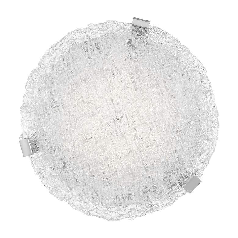 Image 4 Winter 14.5-in W Chrome LED Flush Mount more views