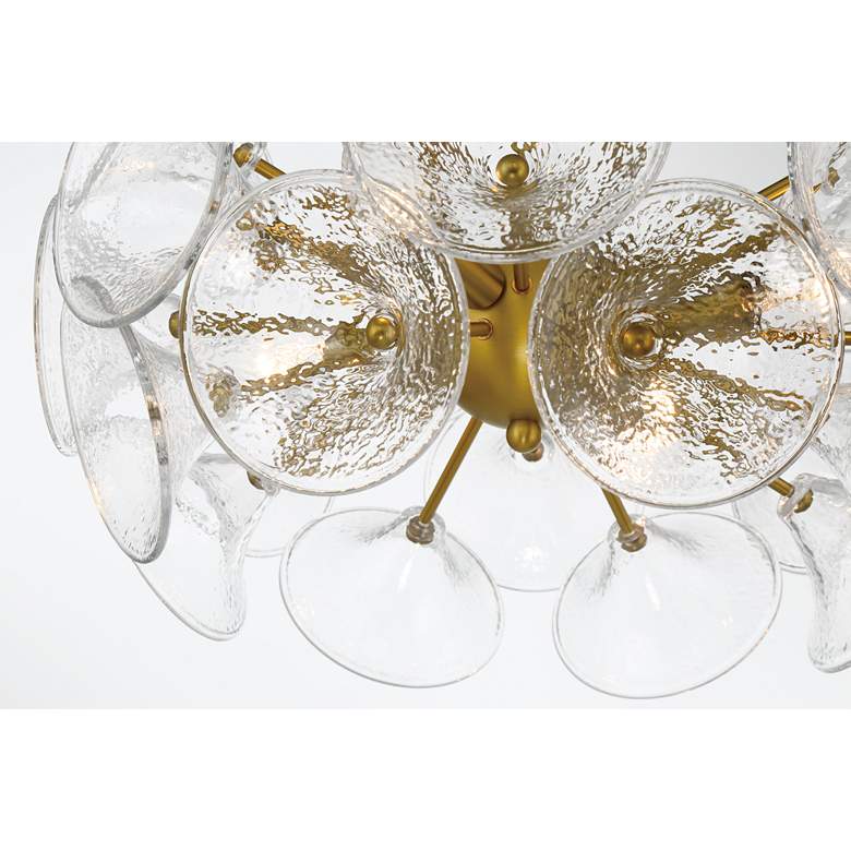 Image 4 Winter 16" Wide Soft Brass 4-Light Ceiling Light more views