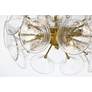 4_Winter 16" Wide Soft Brass 4-Light Ceiling Light more views