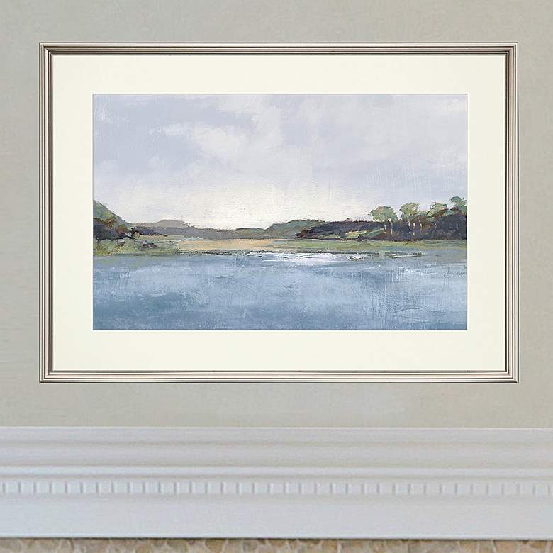 Image 1 Winter 31" Wide Rectangular Giclee Framed Wall Art