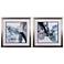 Winter Current A 26" Square 2-Piece Framed Print Wall Art Set