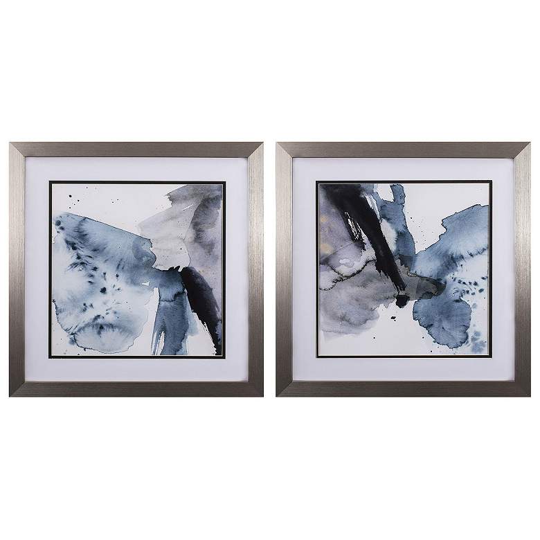 Image 1 Winter Current A 26"W x 26"H Framed Art Set of 2