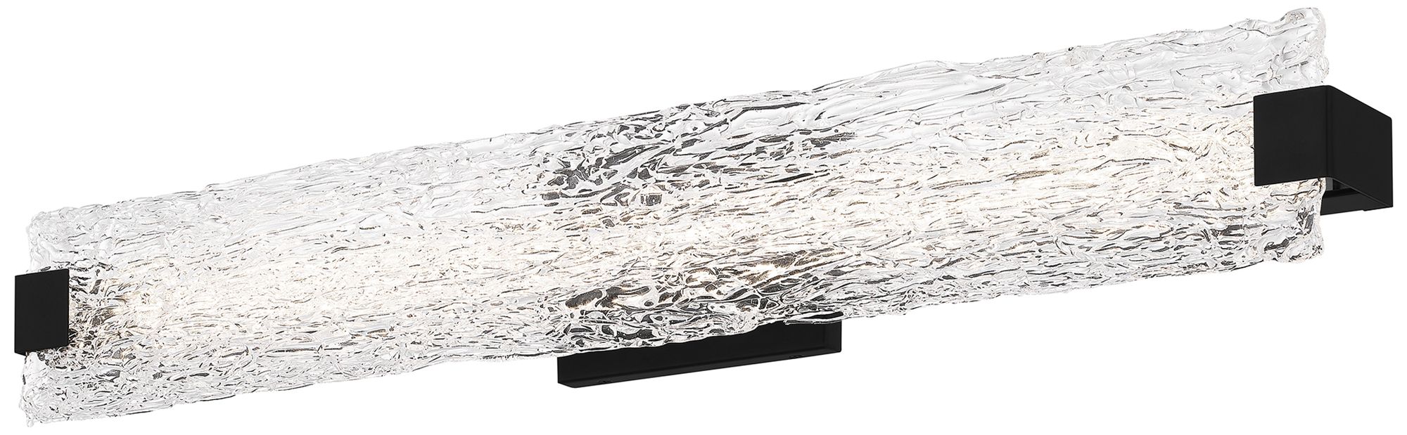 Winter Integrated LED Matte Black Bath Bar 783E7 Lamps Plus