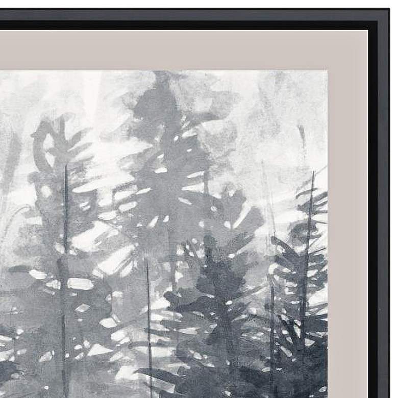 Winter Pines 38 inch Square Framed Wall Art more views