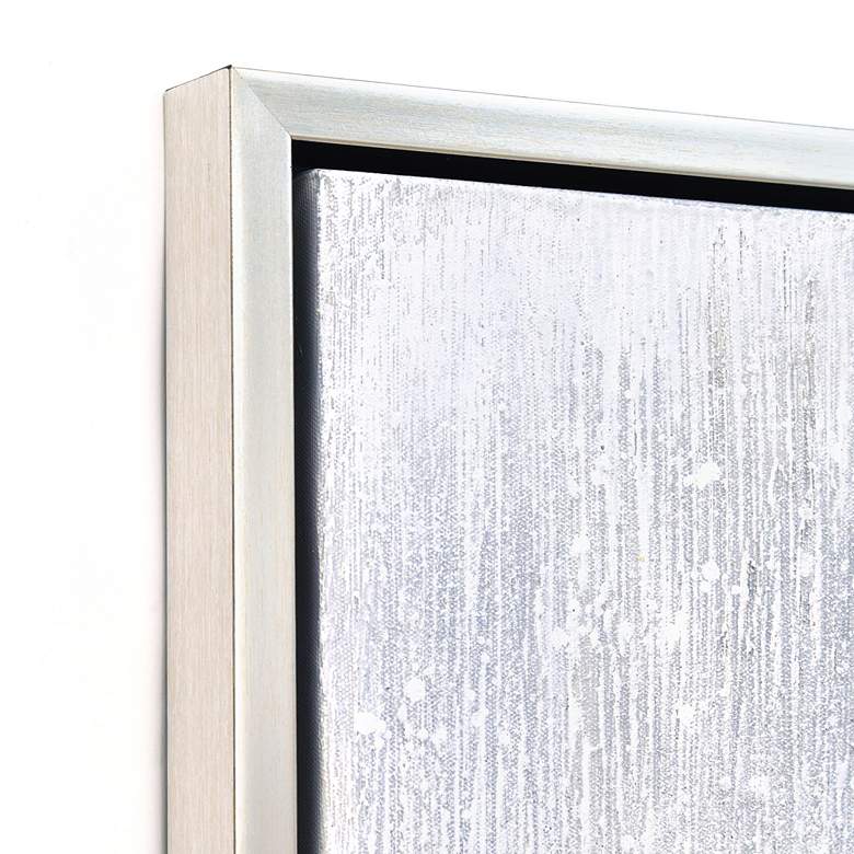 Image 5 Winter Steps 40"H Textured Metallic Framed Canvas Wall Art more views